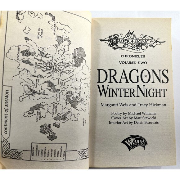 Dragons of Winter Night: Dragonlance Chronicles Volume II 2000 Paperback - Picture 4 of 9
